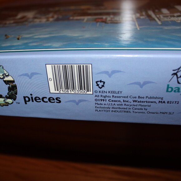 3/$188❤️sealed 1991 Ken Keeley BAYLES DOCK 1500 pcs puzzle Ceaco Cue Bee Playtoy - Picture 4 of 5